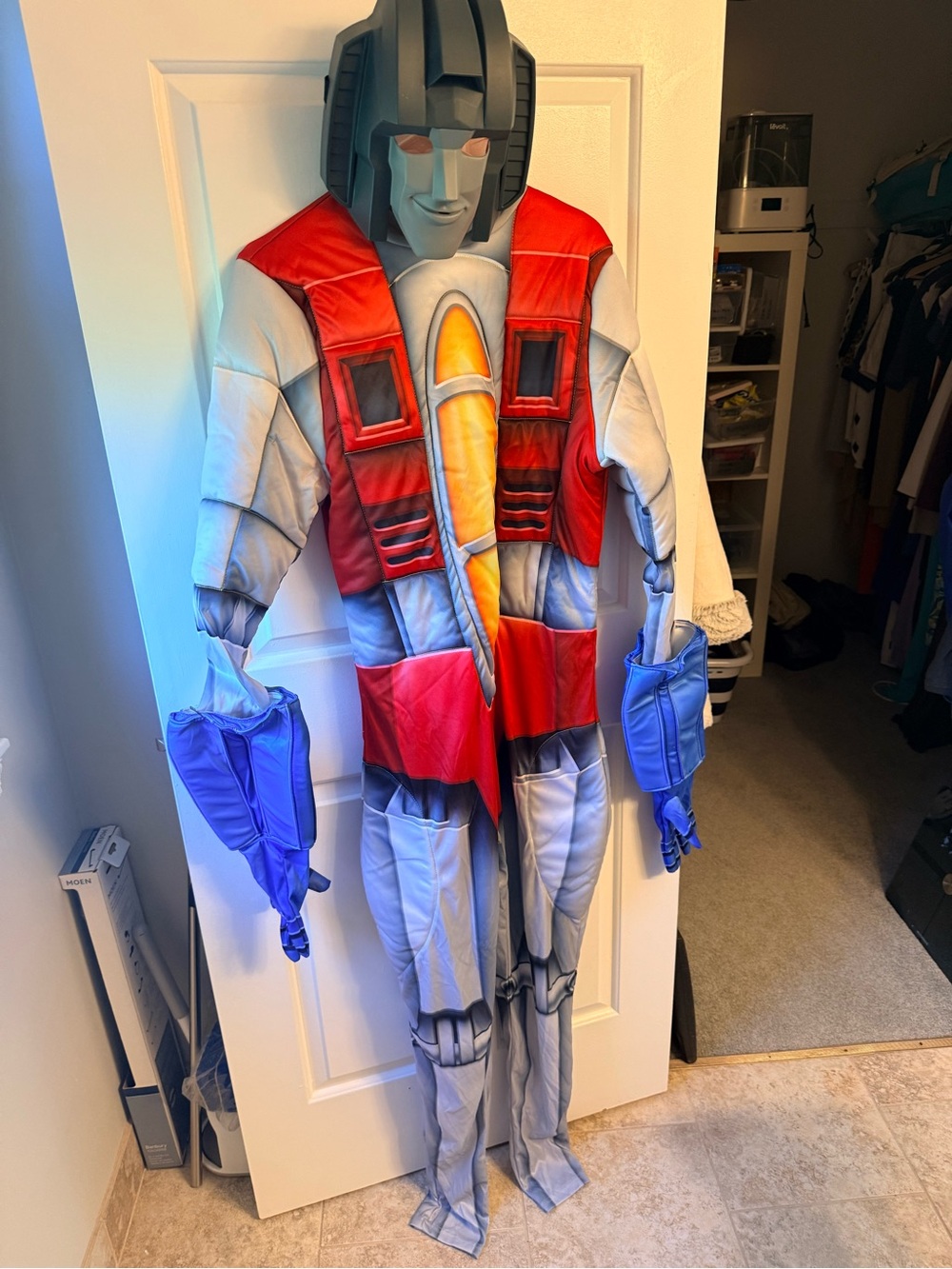 Transformers Starscream Adult Costume Mask Wings Gloves Decepticon